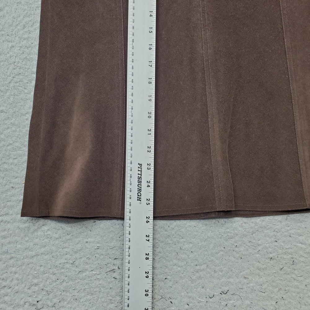 The Limited A-Line Skirt Womens Size 6 Brown Corduroy‎ Stretch Fitted Classic - Picture 3 of 8